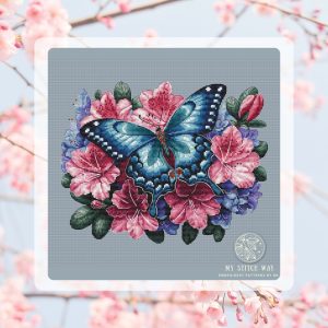 Butterfly and Azalea