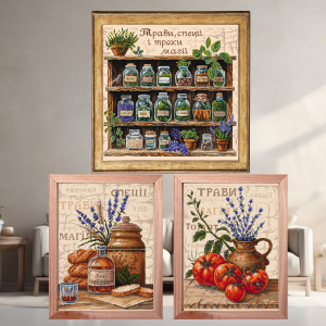 Томати, хліб та спеції