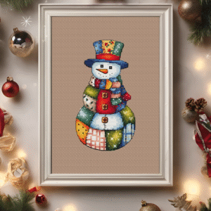 Patchwork Snowman